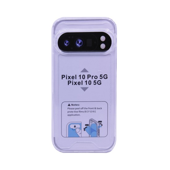 Capa de Silicone Dura para Google Pixel 10 5G/Pixel 10 Pro 5G Transparente